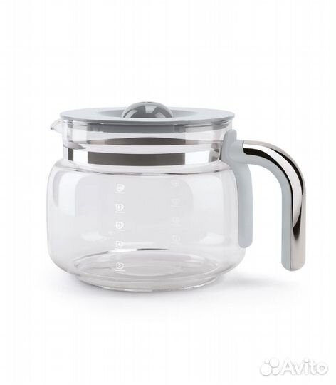 Кофеварка капельная Smeg DCF02sseu серебристый