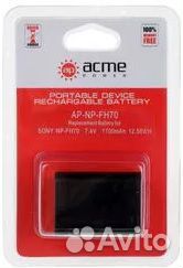 Аккумулятор AcmePower NP-FH70 для Sony DCR-DVD105