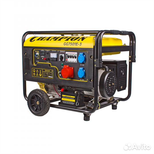 Бензиновый генератор champion GG7501E-3