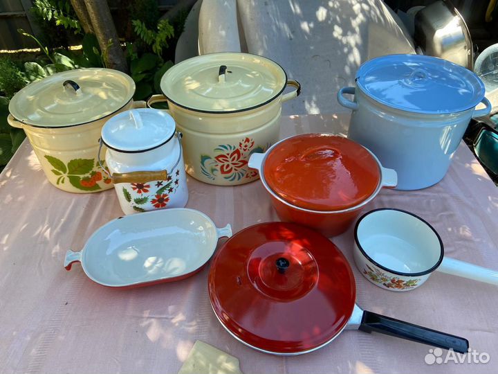 Посуда эмалированная СССР