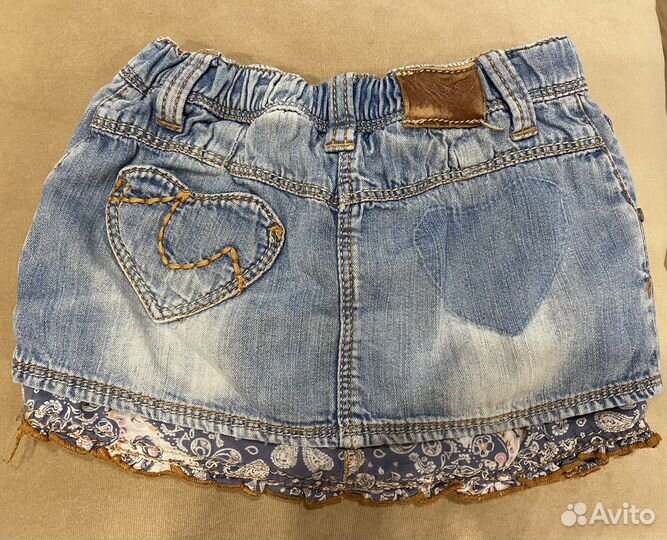 Юбка джинсовая