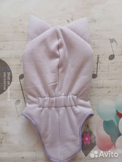 Шапка шлем для девочки 52