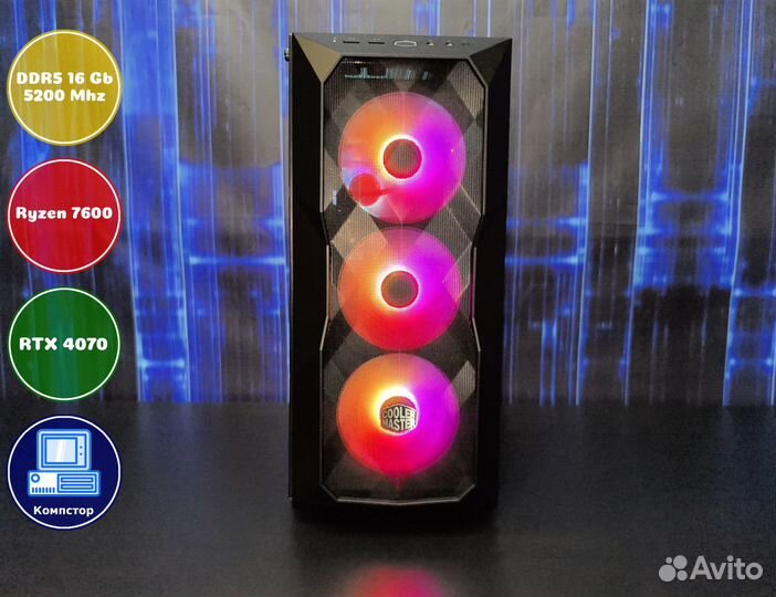 Сборки пк AMD7600-RTX4070-16DDR5-HJS2567834910-A620