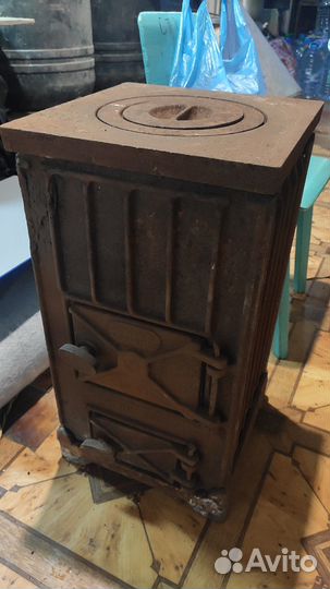Печь буржуйка чугунная