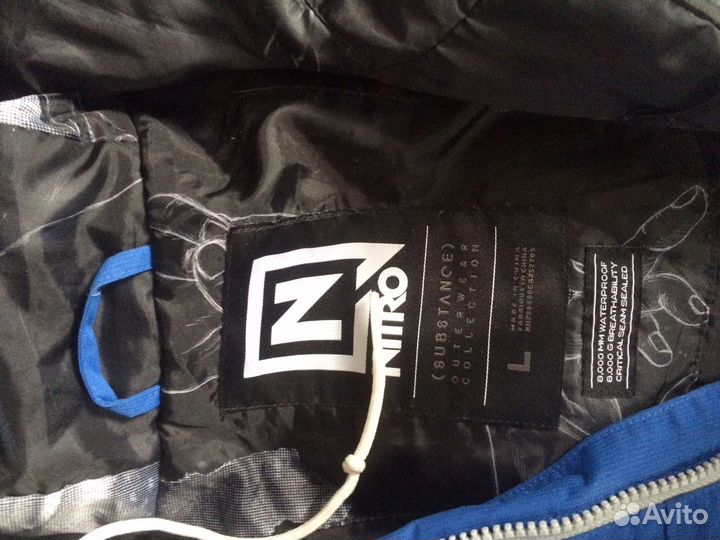 Новый сноубордический костюм nitro