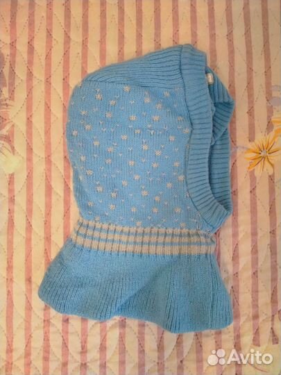 Шапка шлем для мальчика