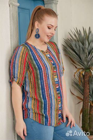 Рубашка блузка большие размеры, Турция