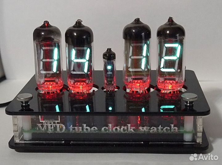 Часы Будильник на VFD индикаторах ив-11 + ив-1