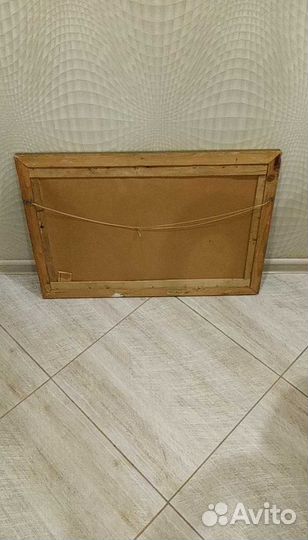 Картина Зимой в лесу В. Переплётчиков СССР