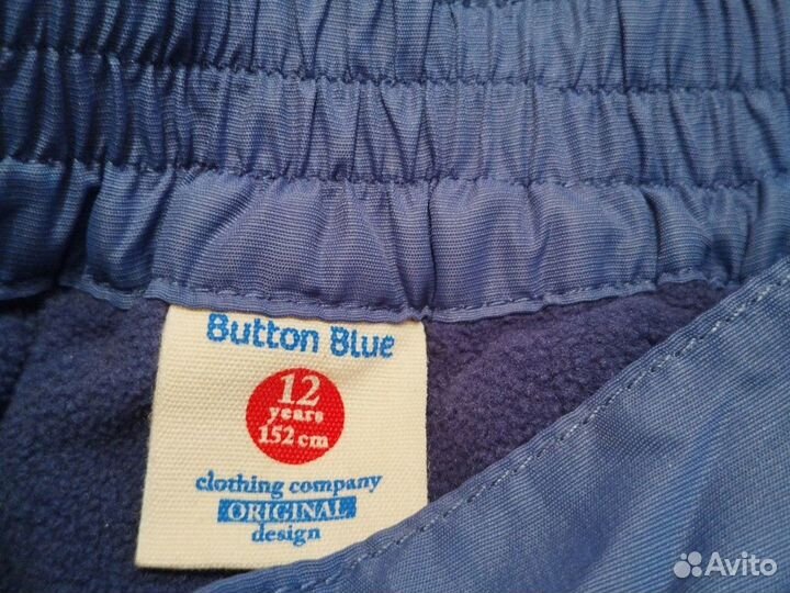 Зимние брюки button blue 152