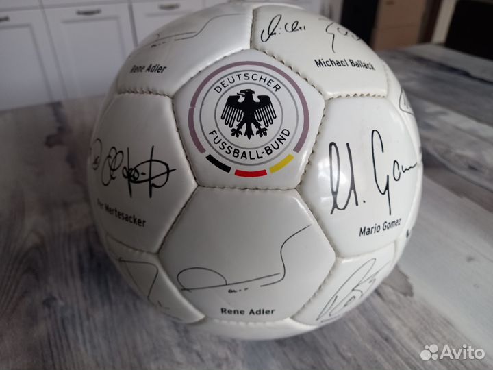 Мяч сборная Германии 2010 2015 г с автографами