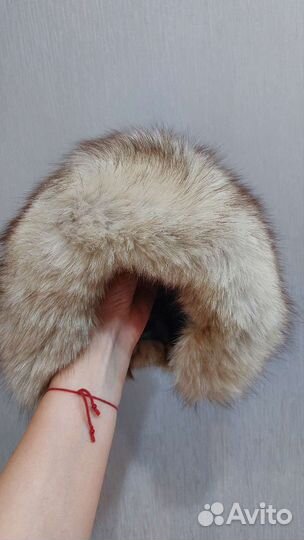 Шапка мех натуральный песец