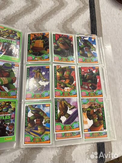 Коллекционные карточки черепашки ниндзя