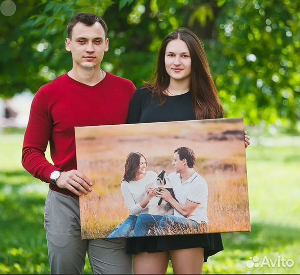 Портрет на холсте по фото