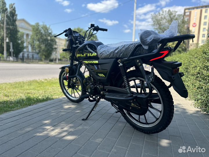 Новый мопед alpha V 2023 черный в Воронеже