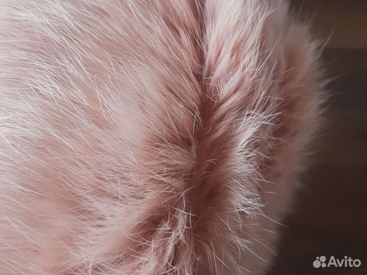 Шапка женская на зиму Вязаный мех