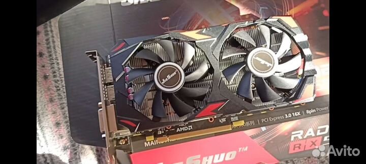 Видеокарта rx580 8gb