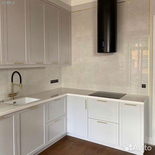 Кухня Белая Кухонный гарнитур