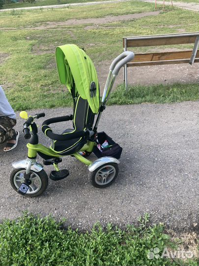 Велосипед с родительской ручкой