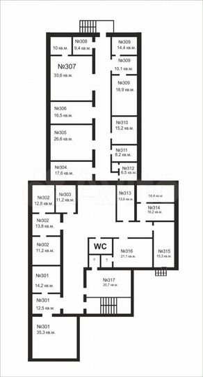 Сдаются офисные помещения (собственник)