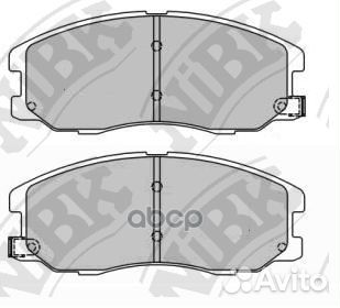 Колодки тормозные передние nibk PN0068 PN0068 NiBK