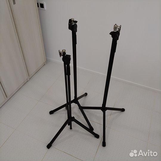 Микрофонная стойка напольная K&M + головка