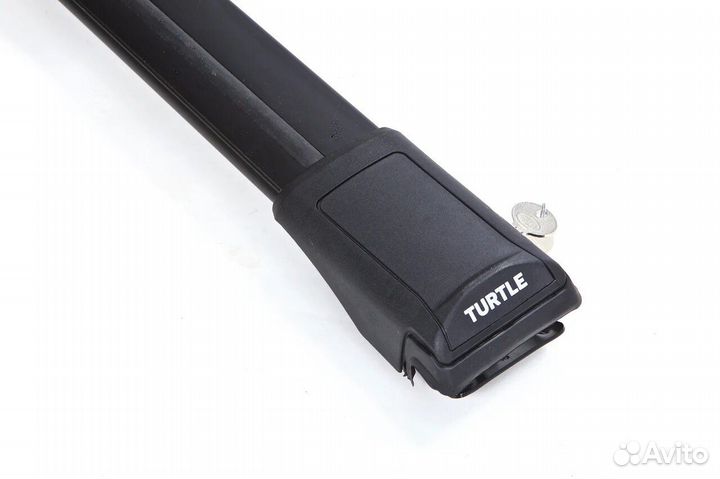 Багажник Turtle на высокие рейлинги черный