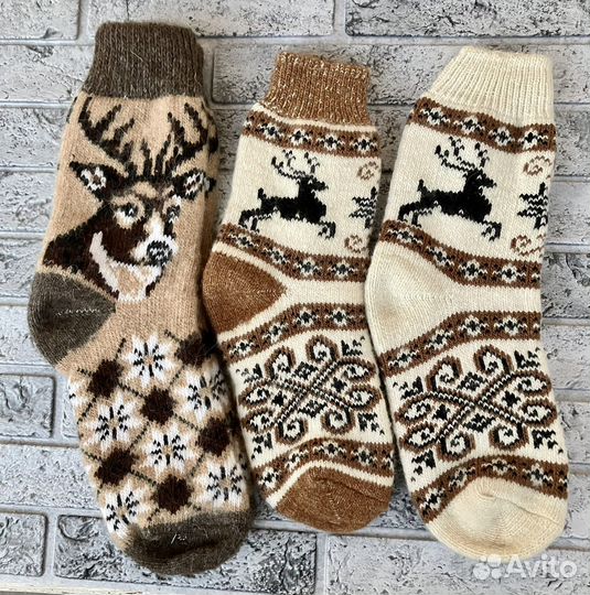 Шерстяные носки женские