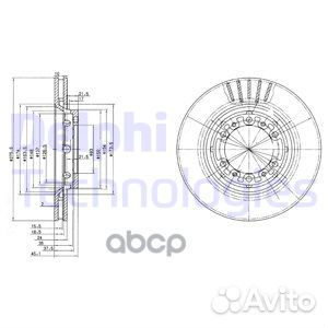 Диск торм Mitsubishi Space Gear 4x4 2.4/2.5 TD