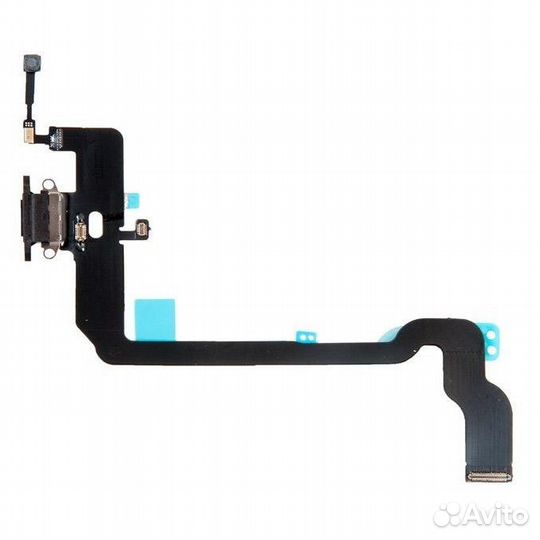 Шлейф зарядки для iPhone XS (Black)