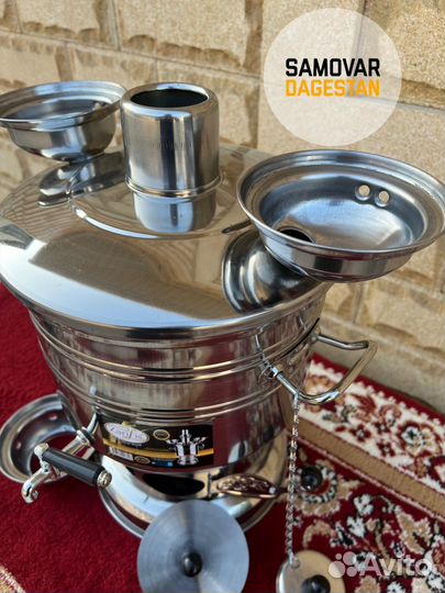 Самовар 8л с чайником