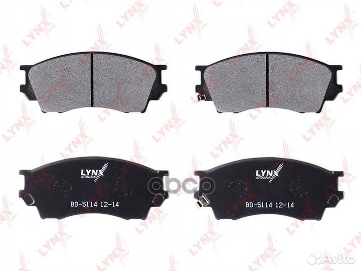 Колодки тормозные дисковые перед BD5114 LYN