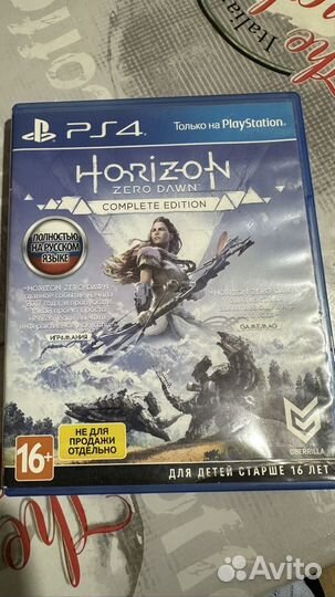 Игры на ps4 диски Horizon zero Dawn