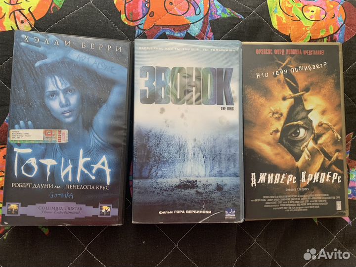 VHS кассеты фильмы ужасов лицензия