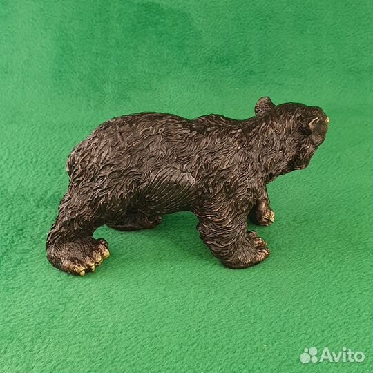 Статуэтка из бронзы Рычащий медведь большой