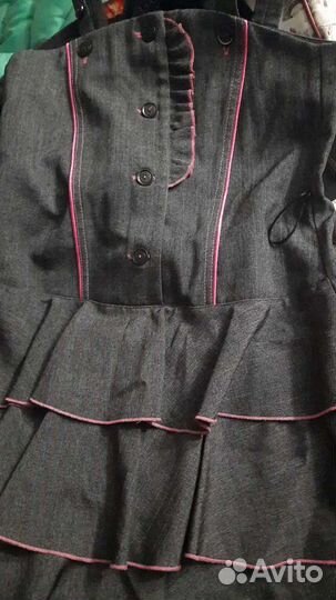 Школьная форма для девочки серая