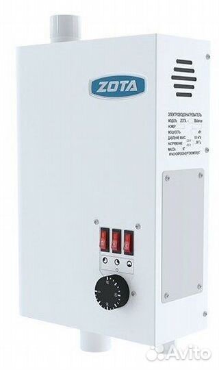 Котел электрический настенный zota от 3 до 15 кВт