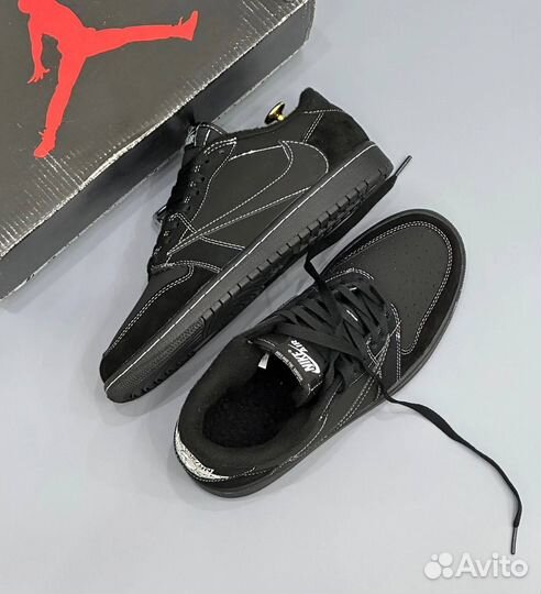 Кроссовки зимние Nike Jordan Travis Scott