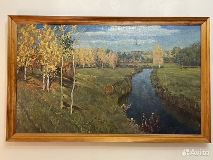 Картина маслом на холсте СССР 1954 год