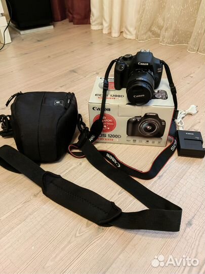 Зеркальный фотоаппарат canon eos 1200d