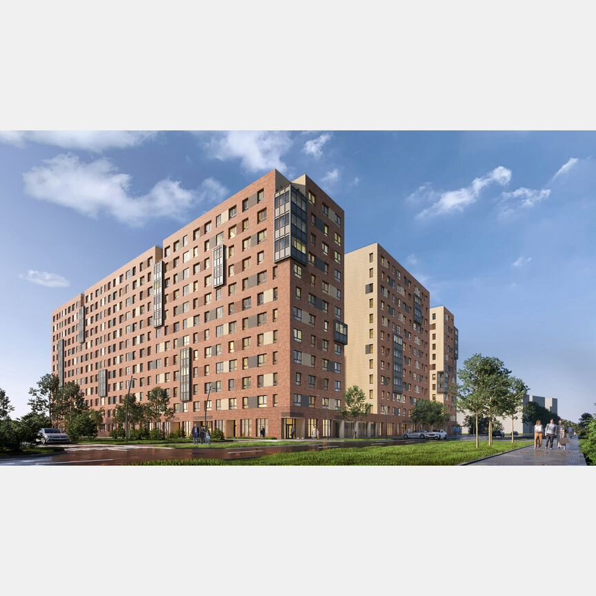 Квартира-студия, 22,1 м², 12/12 эт.