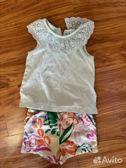 Пакет брендовых вещей на девочку 86 92