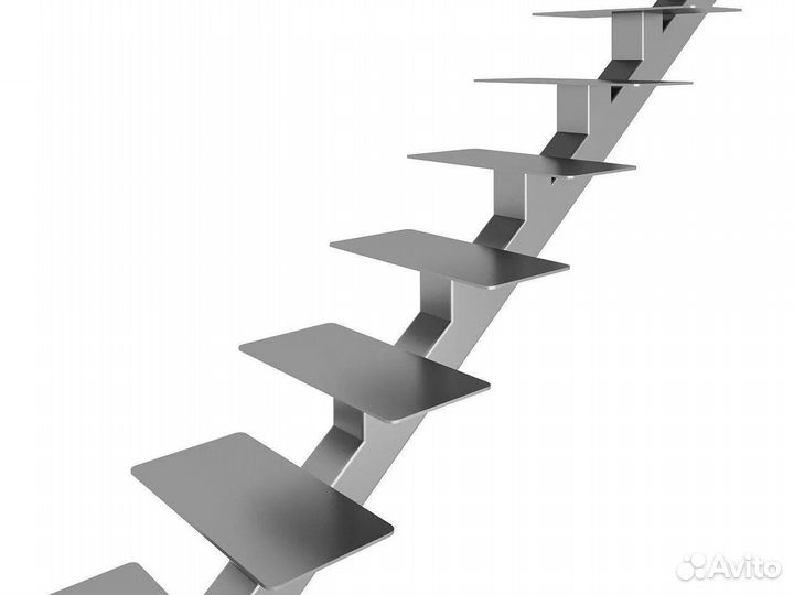 Лестница на металлокаркасе