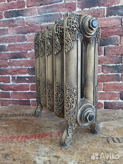 Чугунные Батареи Ретро Стиль Дизайн Узоры Ножки