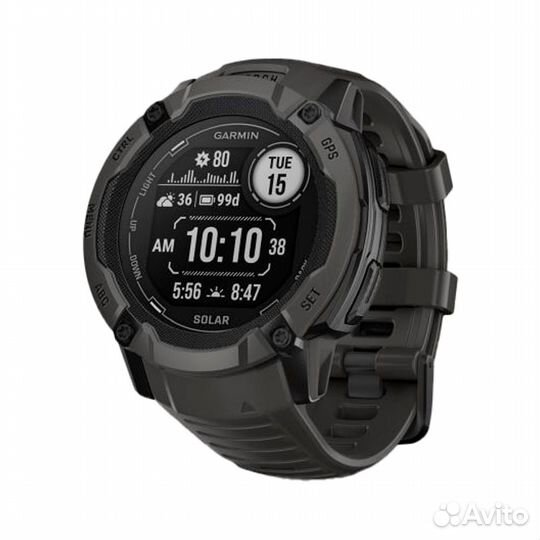 Garmin instinct 2X Solar. Черный