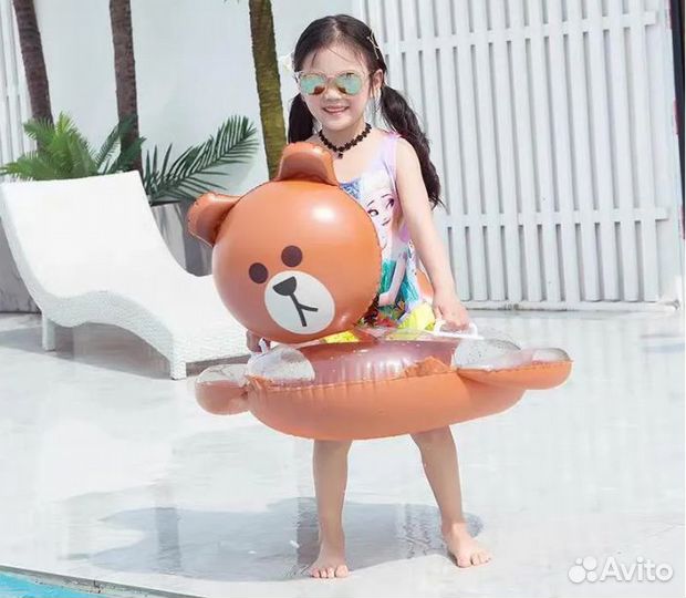 Надувной детский круг для плавания с трусиками