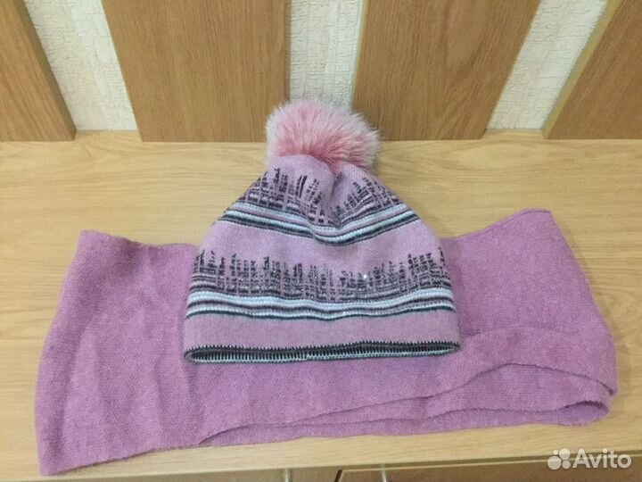 Комплект шапка и шарф