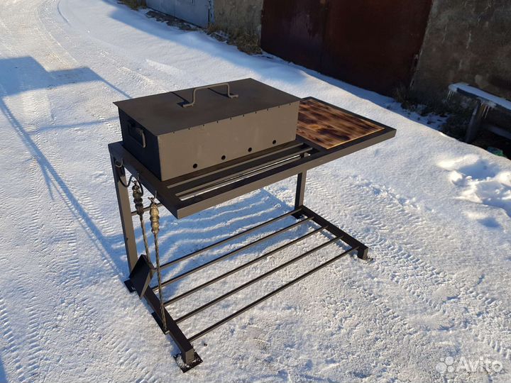 Мангал в стиле лофт