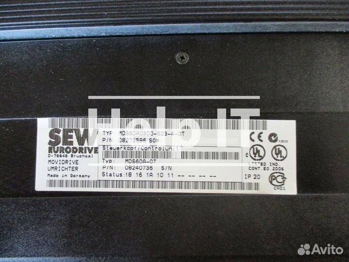 Преобразователь частоты Sew MDS60A0300-5A3-4-0T