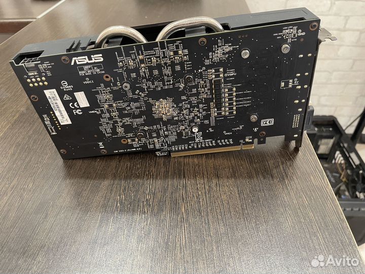 Видеокарта asus rx570 4gb